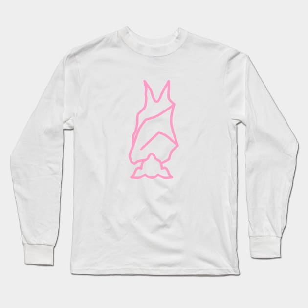 Bat Boys Logo - Pink Long Sleeve T-Shirt by Bat Boys Comedy